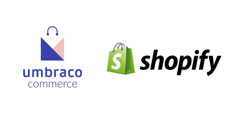 Shopify Umbraco Commerce Logos